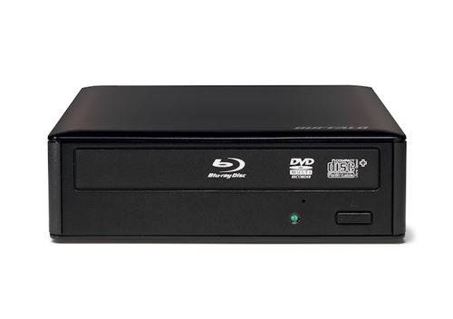 Buffalo Graveur externe Blu-ray 16x - Buffalo Mediastation BlueRay Drive - USB 3.0 - CyberLink Software Suite - Garantie de 2 ans