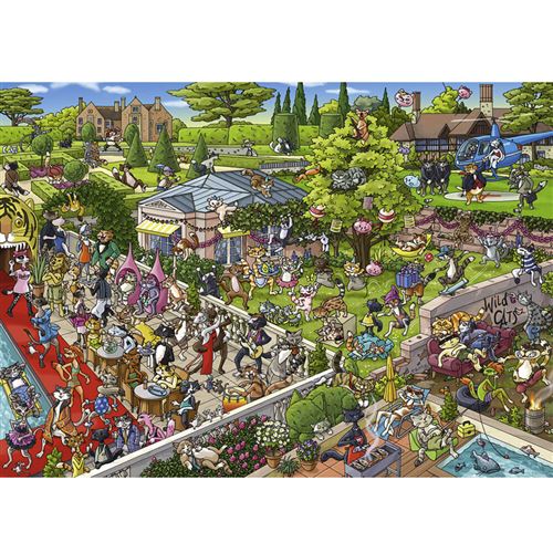 Heye Puzzle Party Cats 1000 3 Hkg. - vue 3