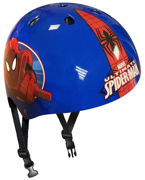 Marvel casque de skate Spider Man bleu rouge Article protections du sport Achat prix fnac