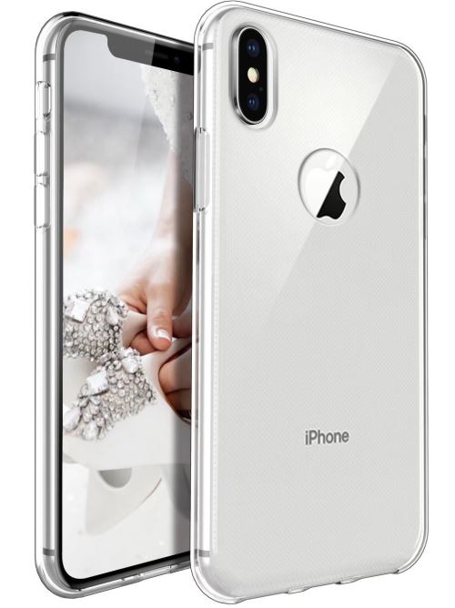 Housse pour Apple iPhone X Etui Housse pour Coque de protection Ultra Fine Silicone TPU Gel [Jelly - Transparent] - ADVANSIA