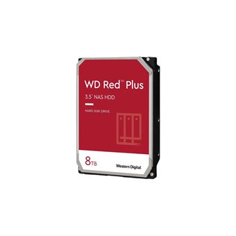 WD Red Plus WD80EFZZ - Disque dur - 8 To - interne - 3.5 - SATA