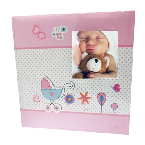 Memo Album Baby Moments Rose pour 200 photos 10 x 15 cm