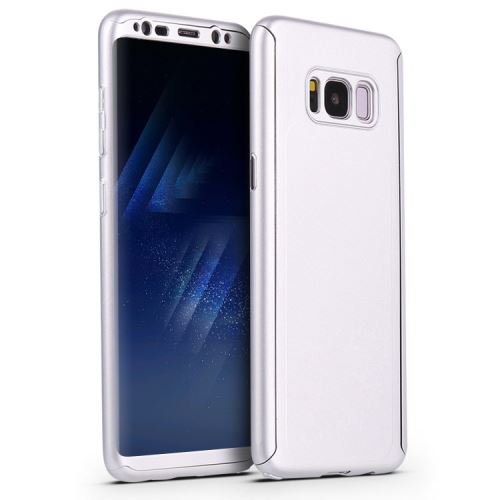 Housse étui Coque dur antichoc pour Samsung Galaxy S8 Plus - Argent -4811