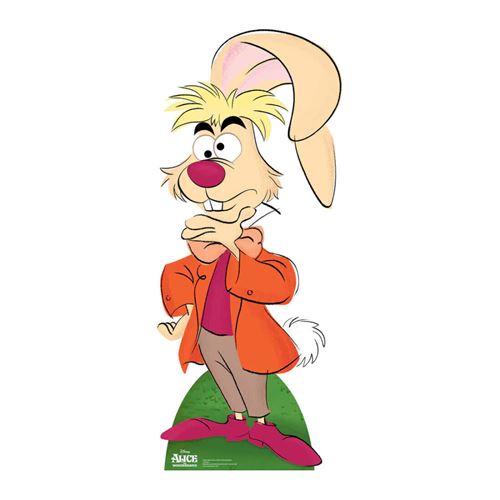 Figurine en carton DisneyLièvre de Mars Alice au pays des merveilles 131 cm