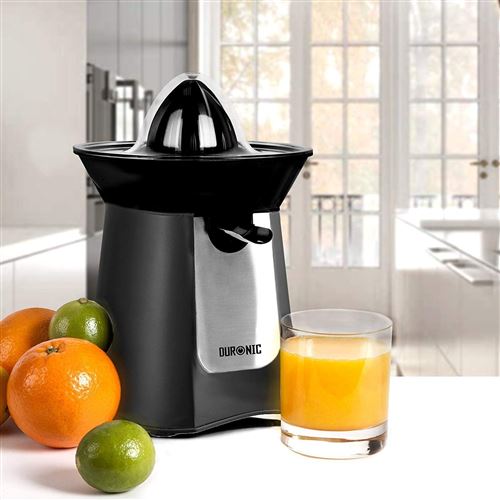 Duronic JE6 BK Presse agrume électrique compact en inox de Duronic JE6 SR Presse agrumes électrique compact en Inox de