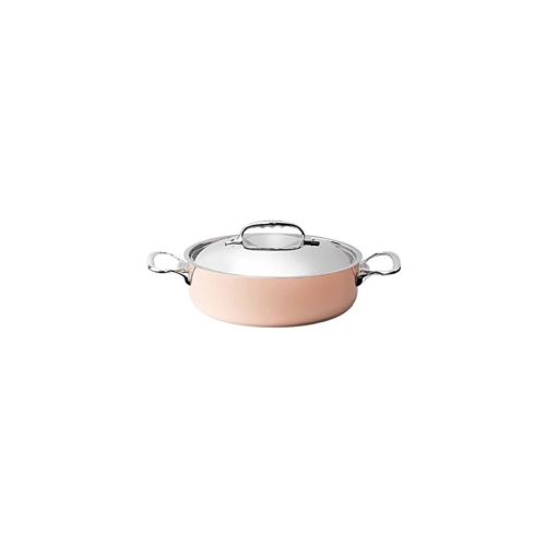 De Buyer Sautoir Cuivre Inox - O 20 Cm - Rose Grise Et Inox - Tous Feux Sauf Induction