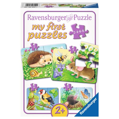 Puzzle 2 Pièces : 4 Puzzles - Animaux De La Forêt, Ravensburger