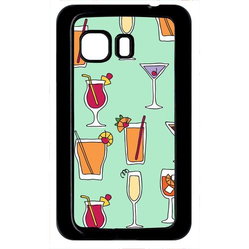 Coque Samsung Galaxy Young 2 Cocktails Font Vert