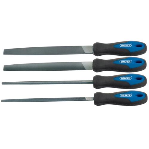 Non Communiqué Draper Tools Ensemble De Limes D'ingénieur 4 Pcs 200 Mm 44962 - Image 1