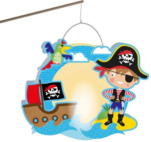 Amscan lanterne garçons pirates 30 x 24 cm papier