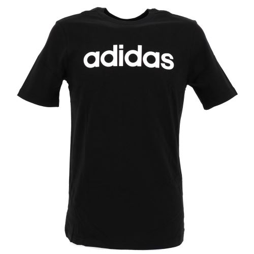 Tee shirt manches courtes Adidas E lin black/wht mc tee jr Noir taille : 11à12 réf : 18263