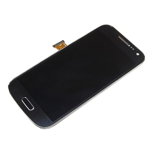 Ecran tactile + LCD bleu avec contour de remplacement pour Samsung Galaxy S4 mini (GT-i9195)