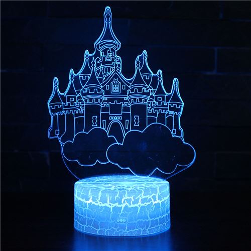 Lampe 3D Tactile Veilleuses Enfant 7 Couleurs avec Telecommande - Immeuble #334