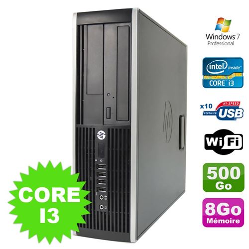 Acheter Pc hp compaq elite 8100 sff intel core i3-530 8go disque 500go dvd wifi w7 État correct - 189,00 € Pc hp compaq elite 8100 sff intel core i3-530 8go disque 500go dvd wifi w7 État correct - Hewlett-Packard reconditionné disponible sur Fnac