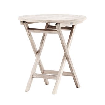 Table d'Appoint Extérieur "Kenya" 70cm Naturel - 1