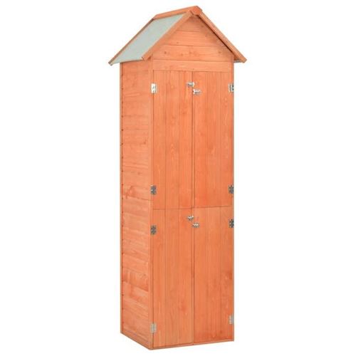 Vidaxl - Abri de jardin 71 x 60 x 213 cm Bois Brun
