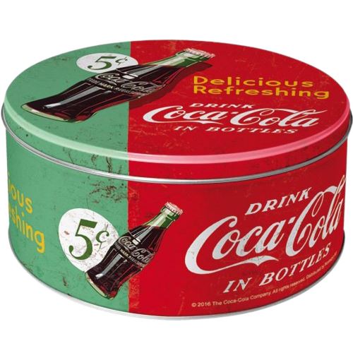 Grande boite ronde Coca Cola