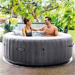 Spa Gonflable Intex PureSpa 4 Places – Bulles Massantes, Chauffage Intégré, Structure FiberTech, Livré Avec Accessoires