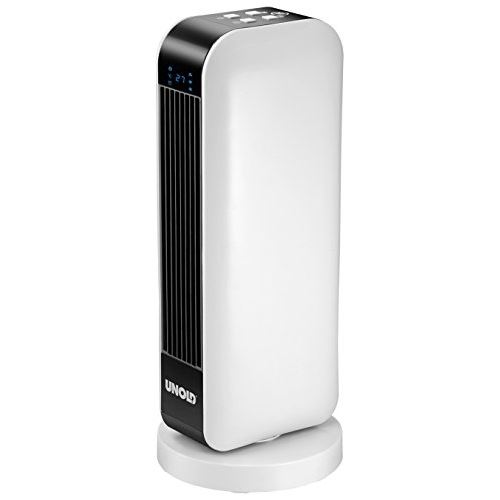 Unold 86430 radiateur soufflant en céramique avec télécommande avec piles 2000 w 230 v noir blanc