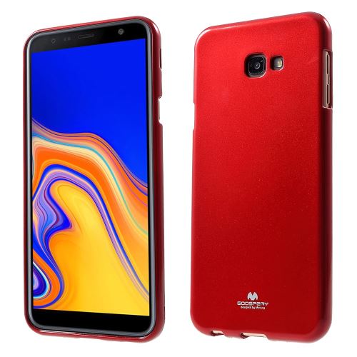 Coque en TPU scintiller rouge pour votre Samsung Galaxy J4 Plus