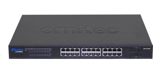 24 Port Gigabit PoE+ Switch 4 x Gb SFP Combo Uplink ports Ernitec
