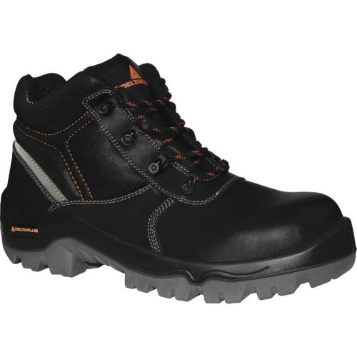 Chaussure Haute Cuir Croupon Pigmente Noir Phoenix S3 Src - Phoens3No42