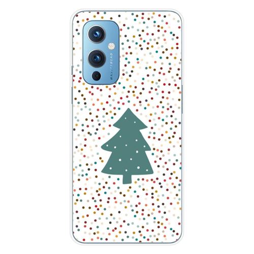 Coque en silicone imprimée compatible OnePlus 9 NO Sapin de Noël
