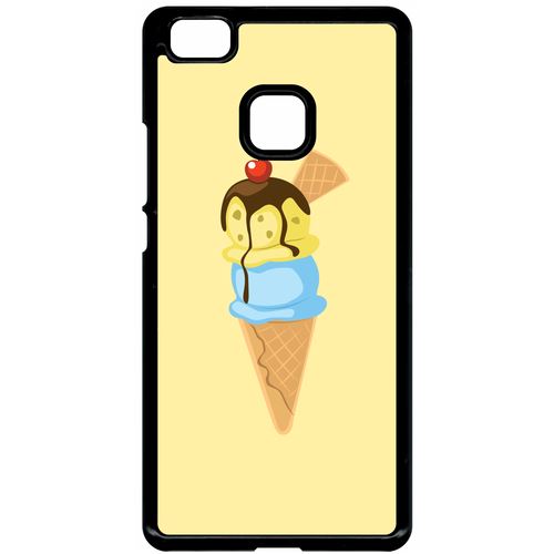 Coque Huawei P9 Lite Glace Cornet Jaune