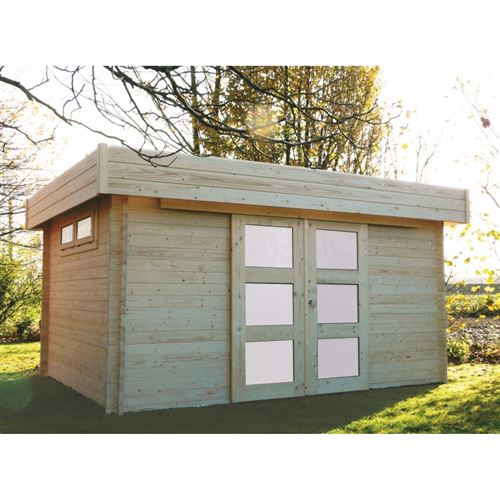 Solid Abri de Jardin Maisonnette Chalet de Jardin Viborg