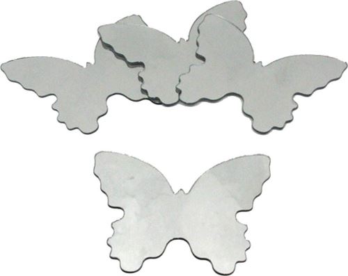 Stickers Miroirs Papillons 4 éléments 12x14cm