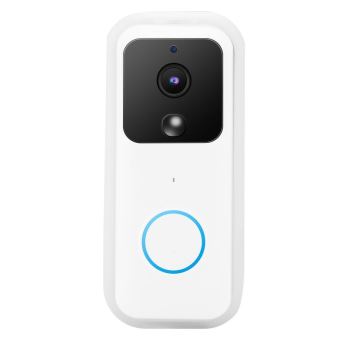 Sonnette Sans Fil Connectée Wi-Fi avec Caméra de Surveillance Infrarouge HD
