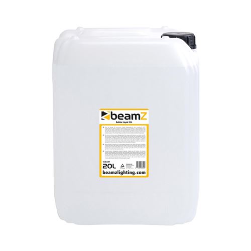 Beamz Bubble Liquid - Accessoire pour machine à bulle - Bidon fluide écologique 20L