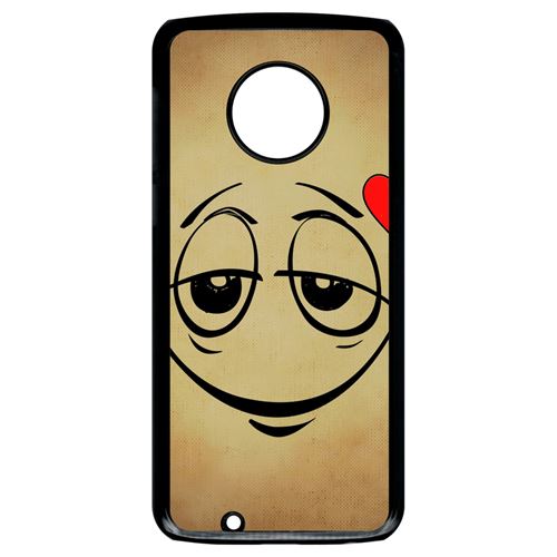 Coque motorola moto g6 smiley amoureux