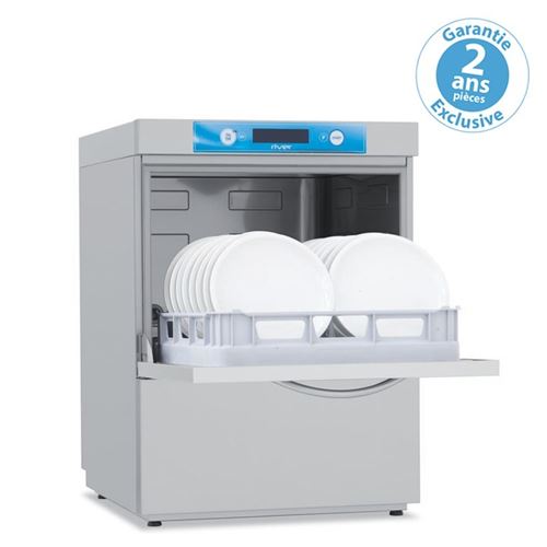 Lave-vaisselle avec pompe de vidange incorpor&eacute; - 7,9 kW - panier 500 x 500 mm - Elettrobar