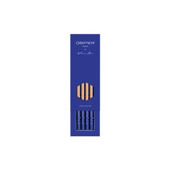 Set de 4 crayons à papier graphite Caran d’Ache Bleu
