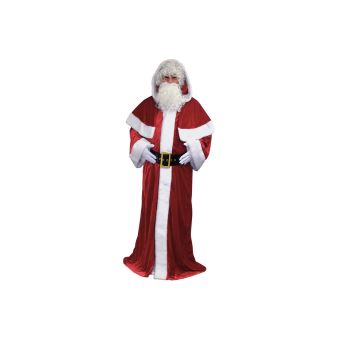 Costume De Pere Noel Europeen Luxe Manteau Velours Polyester Rouge Xxl Deguisement Adulte Achat Prix Fnac