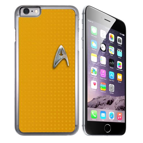Coque pour iPhone 6 Plus et iPhone 6S Plus star trek jaune