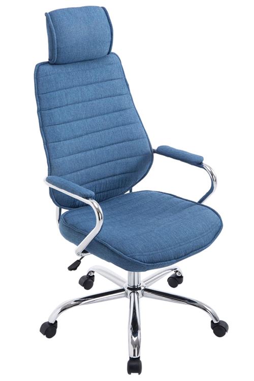 CLP Fauteuil de bureau Rako tissu  Bleu