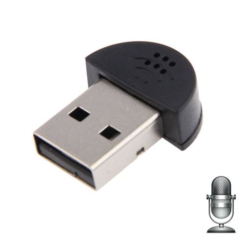 9€60 sur Microphone Miniature USB 2.0 Pc Portable Sans Fil Bonne