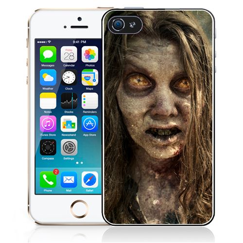 Coque pour iPhone 5C walking dead scary
