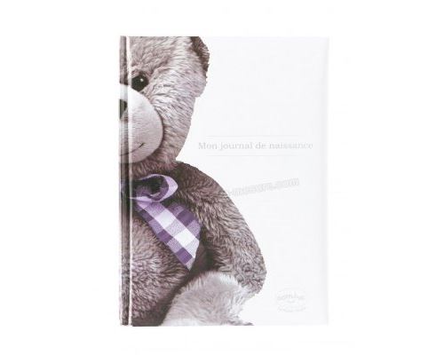 Mon journal de naissance ourson - domiva