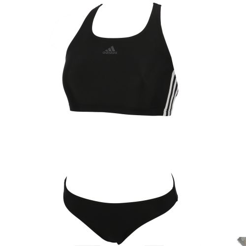 Maillot de bain 2 pièces Adidas Fit 3s black 2p lady Noir taille : 44 réf : 19042