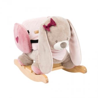 Bascule nina le lapin lili, jade & nina - nattou - 1