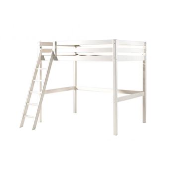 Vipack PINO Lit mezzanine 140x200 Blanc - 1