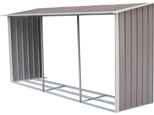 option abri bûches pour abri de jardin dallas 15.16 m²
