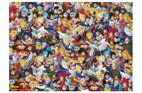 Puzzle Impossible Dragon Ball Z 1000 Pieces Collection Manga Clementoni 39489 - vue 2