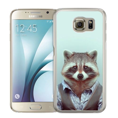 Coque pour Samsung Galaxy S7 raton laveur costume