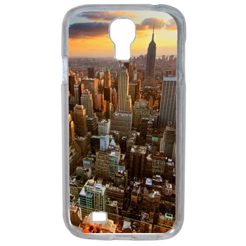 Coque New York Compatible Samsung Galaxy S4 Transparent