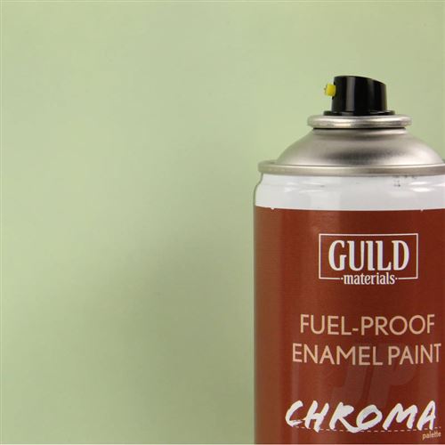 Peinture Chroma Matt Enamel (résistant Carburant) Duck Egg Bleu (400ml Aerosol) - Guild Materials
