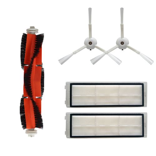 Brosses + 2 + 2 Side Brosse Filtre pour Xiaomi Mi Roborock S50 Aspirateur Wenaxibe065
